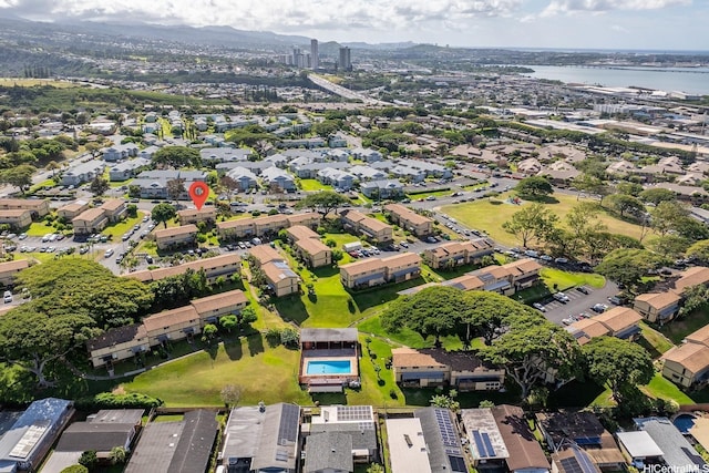 98-508 Kamahao Pl Unit 68, Pearl City, HI 96782 - aerial view of property and surrounding area featuring a nearby body of water