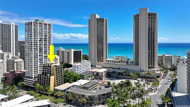 2425 Kuhio Ave Unit 1401, Honolulu, HI 96815 - view of urban area featuring a nearby body of water