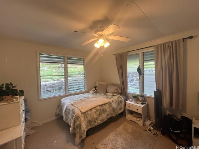 3031 Libert St, Honolulu, HI 96816 - bedroom featuring ceiling fan and baseboards