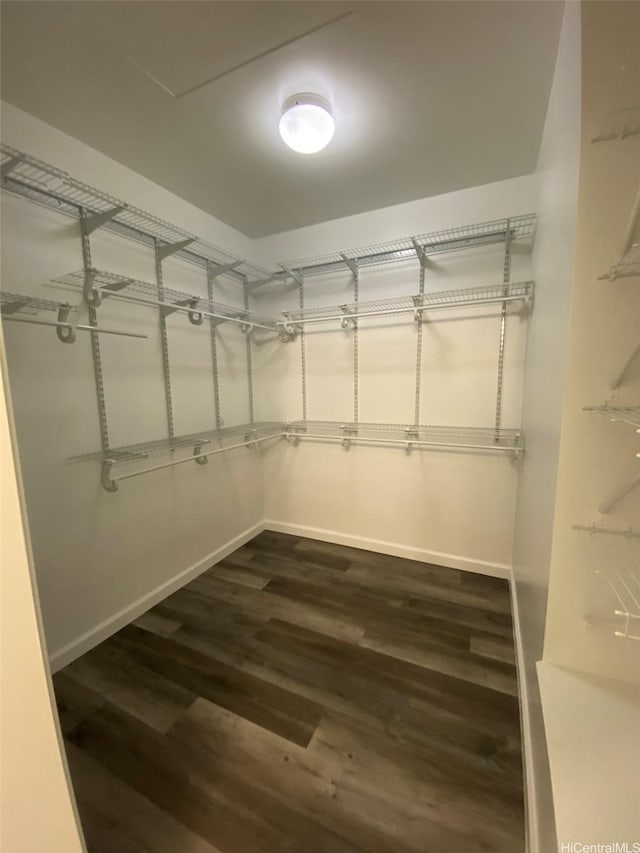 91-1001 Keaunui Dr Unit 441, Ewa Beach, HI 96706 - spacious closet with dark wood-style floors