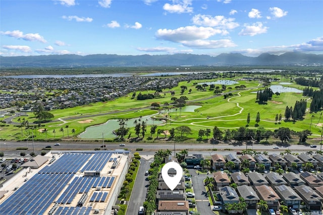 91-1001 Keaunui Dr Unit 441, Ewa Beach, HI 96706 - aerial perspective of suburban area with a water and mountain view and a golf course
