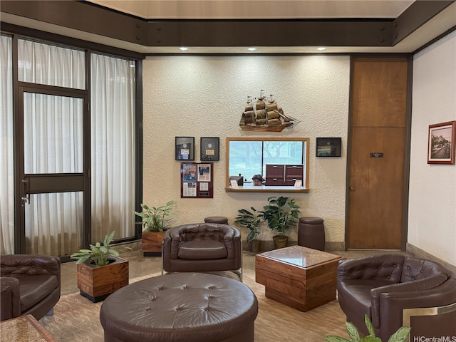 1778 Ala Moana Blvd Unit 1502, Honolulu, HI 96815 - lobby with a textured wall
