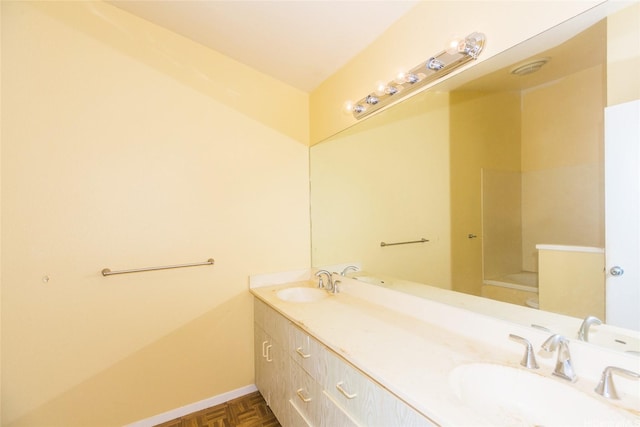 91-1006 Wahineomao Pl, Ewa Beach, HI 96706 - bathroom featuring double vanity and baseboards