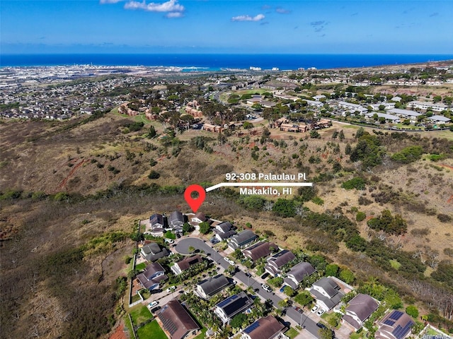92-308 Palaulau Pl Unit 70, Kapolei, HI 96707 - aerial overview of property's location with nearby suburban area and a nearby body of water