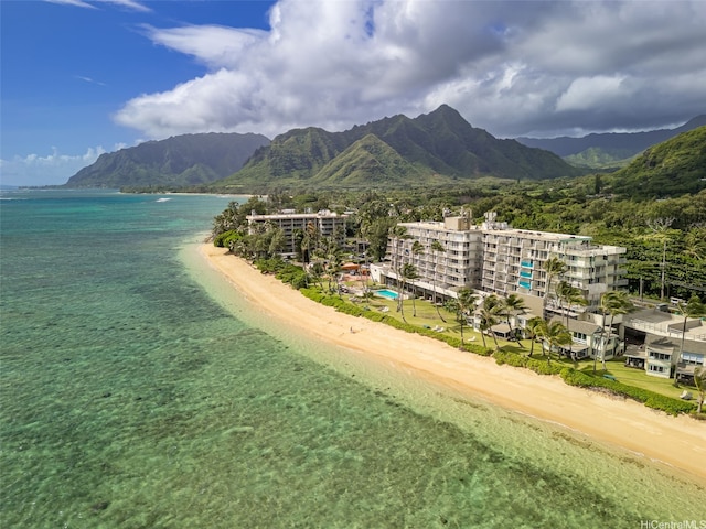 53-567 Kamehameha Hwy Unit 503, Hauula, HI 96717 - drone / aerial view of a water and mountain view