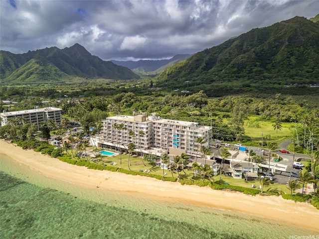 53-567 Kamehameha Hwy Unit 503, Hauula, HI 96717 - bird's eye view of mountains and nearby beach