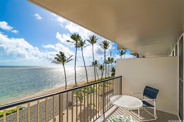 53-567 Kamehameha Hwy Unit 503, Hauula, HI 96717 - balcony with a water view