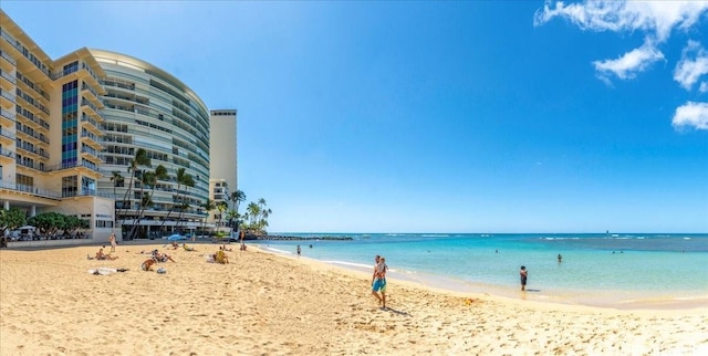 2877 Kalakaua Ave Unit 306, Honolulu, HI 96815 - water view featuring nearby beach