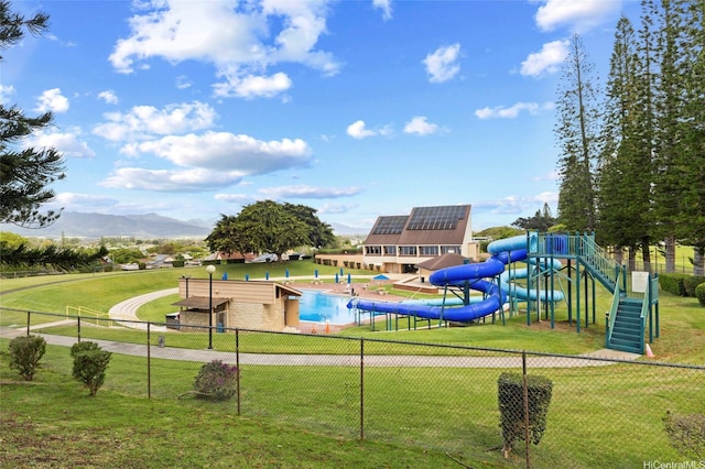 95-314 Kaloapau St Unit 122, Mililani, HI 96789 - community playground with a mountain view