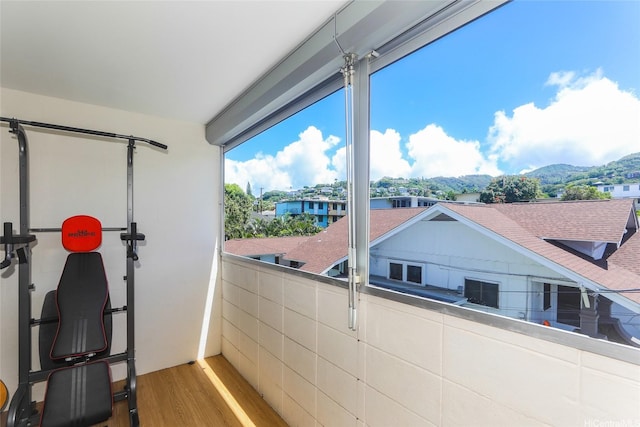 1718 Anapuni St Unit 205, Honolulu, HI 96822 - balcony featuring a mountain view