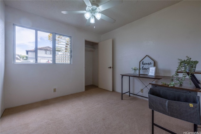 94-1064 Paawalu St Unit N1, Waipahu, HI 96797 - office featuring light carpet and a ceiling fan