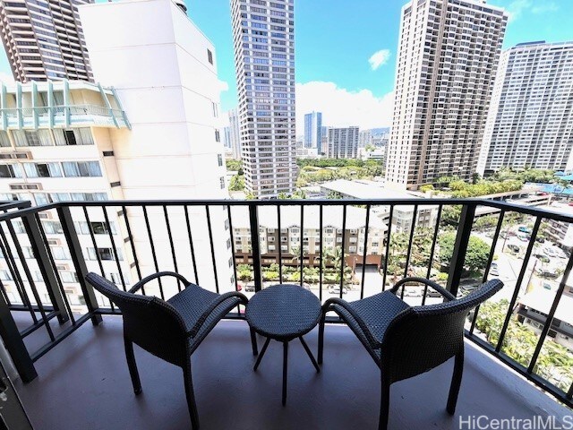 1850 Ala Moana Blvd Unit 1007, Honolulu, HI 96815 - balcony with a view of city
