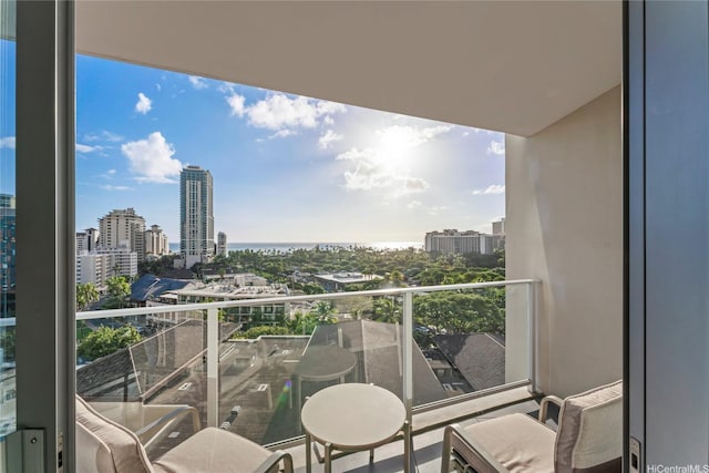 383 Kalaimoku St Unit 1112, Honolulu, HI 96815 - balcony with a view of city