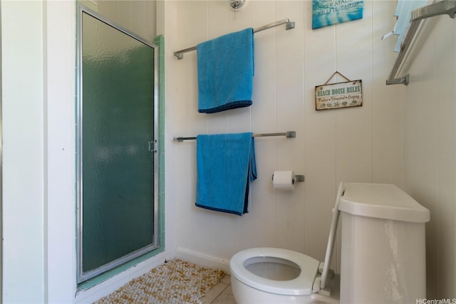 41-1025 Nenue St, Waimanalo, HI 96795 - bathroom with a stall shower and tile patterned flooring