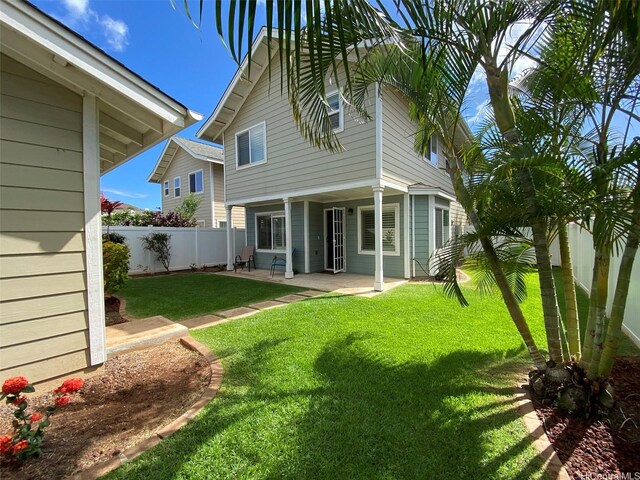 91-1775 Waiaama St, Ewa Beach, HI 96706 - back of house with a patio