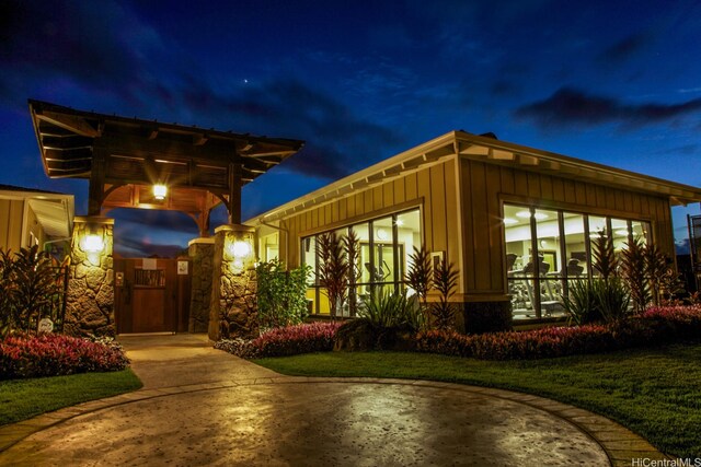 91-1775 Waiaama St, Ewa Beach, HI 96706 - view of front of house with board and batten siding
