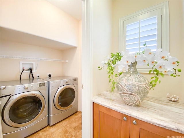 91-1775 Waiaama St, Ewa Beach, HI 96706 - clothes washing area with washing machine and clothes dryer and light tile patterned floors