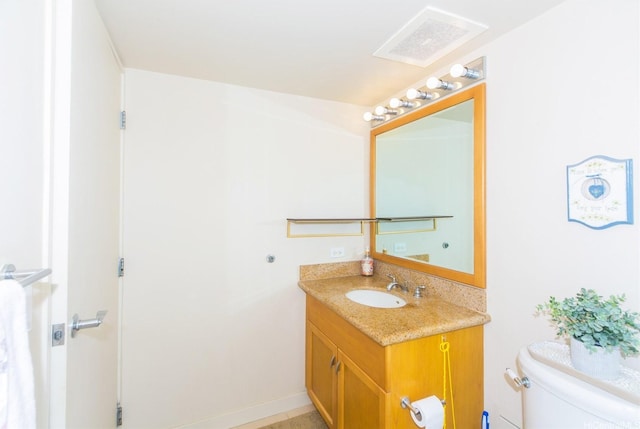 1296 Kapiolani Blvd Unit 3805, Honolulu, HI 96814 - half bathroom featuring vanity and toilet