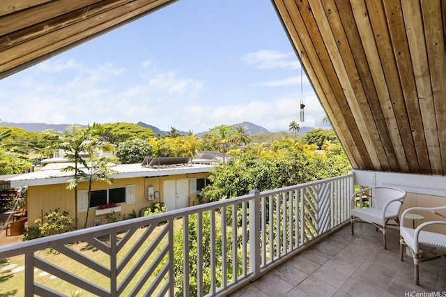 337 Wanaao Rd, Kailua, HI 96734 - balcony featuring a mountain view