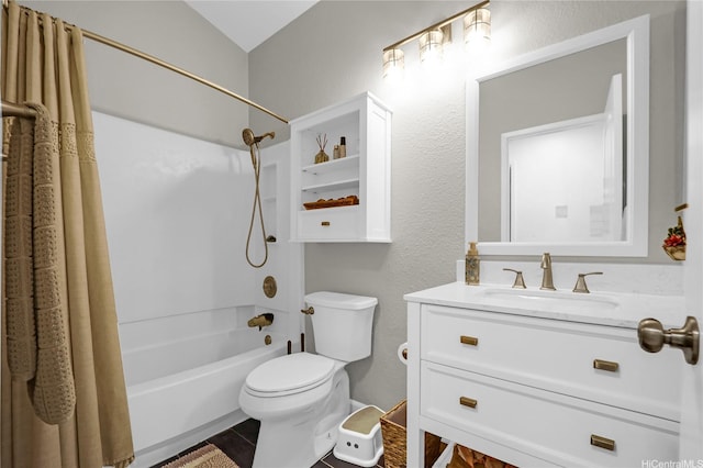 91-127 Puaina Pl, Ewa Beach, HI 96706 - full bath with shower / bath combination with curtain, vanity, toilet, and a textured wall