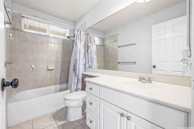92-325 Palaulau Pl Unit 62, Kapolei, HI 96707 - bathroom with tile patterned flooring, vanity, shower / tub combo with curtain, and toilet