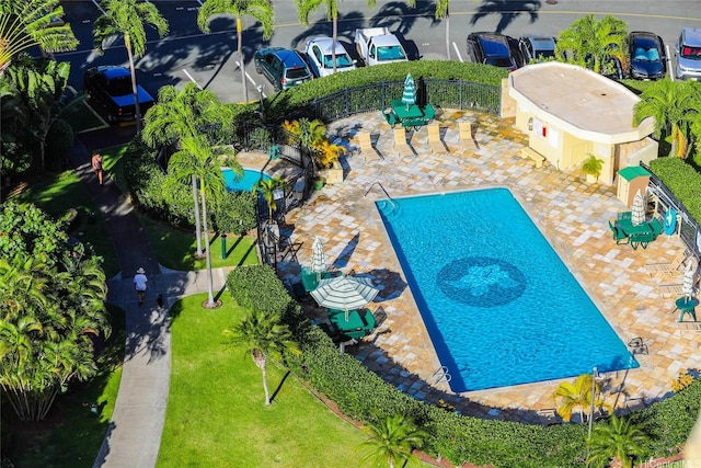 3161 Ala Ilima St Unit 206, Honolulu, HI 96818 - bird's eye view of a pool area