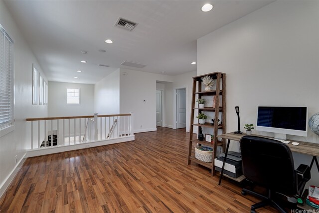 91-1067 Hoomahana St, Ewa Beach, HI 96706 - office featuring wood finished floors, recessed lighting, and baseboards