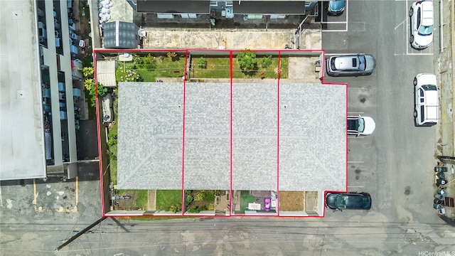 713 Menehune Ln, Honolulu, HI 96826 - aerial view of property and surrounding area with property parcel outlined