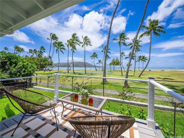 6173 Summer St, Honolulu, HI 96821 - balcony with a water view