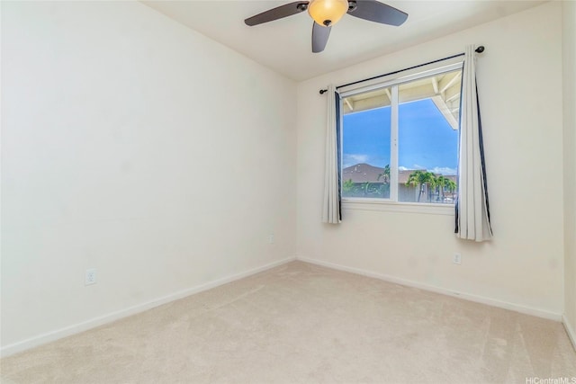 540 Manawai St Unit 402, Kapolei, HI 96707 - spare room with carpet floors, baseboards, and ceiling fan