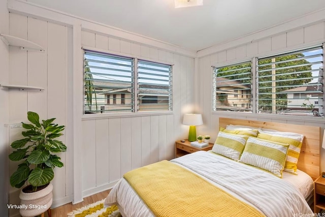 1916 Huina St, Honolulu, HI 96817 - bedroom featuring wood finished floors and ornamental molding