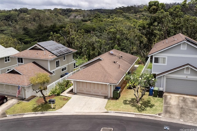 98-1970-A Kaahumanu St Unit 128, Pearl City, HI 96782 - aerial view of property and surrounding area featuring a heavily wooded area