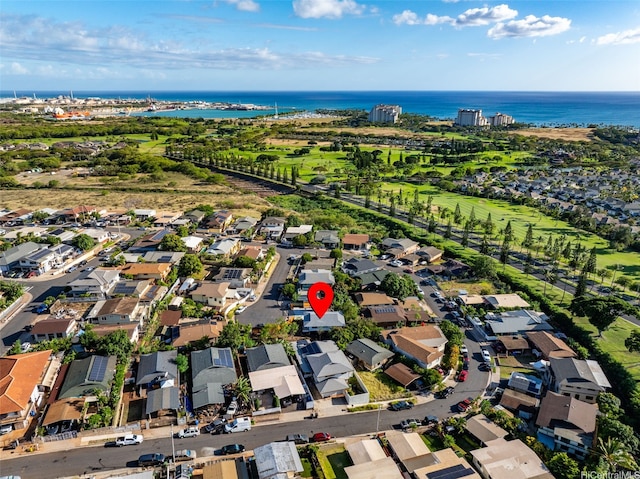 92-370 Malahuna Pl, Kapolei, HI 96707 - aerial view of property and surrounding area featuring a large body of water and nearby suburban area