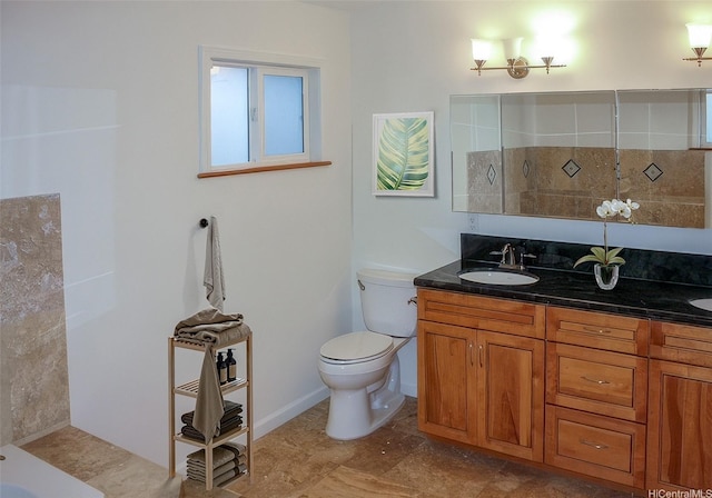 245 Hualani St Unit B, Kailua, HI 96734 - full bath featuring double vanity, toilet, baseboards, and a shower