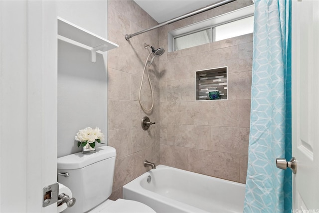 91-1043 Hoomaka St Unit 48, Ewa Beach, HI 96706 - bathroom with toilet and shower / bathtub combination with curtain