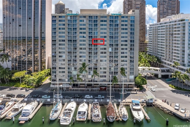 1765 Ala Moana Blvd Unit 1286, Honolulu, HI 96815 - view of city with a large body of water and a marina