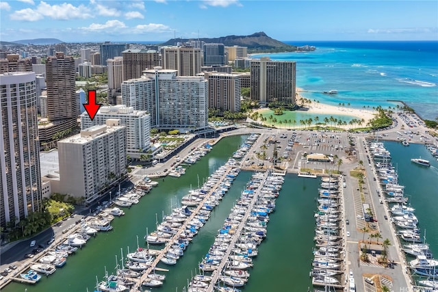 1765 Ala Moana Blvd Unit 1286, Honolulu, HI 96815 - view of urban area with a nearby body of water and numerous boat docks