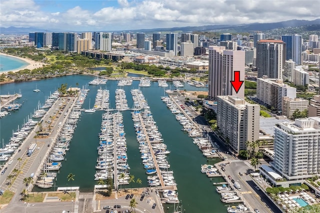 1765 Ala Moana Blvd Unit 1286, Honolulu, HI 96815 - view of urban area featuring numerous boat docks and a nearby body of water