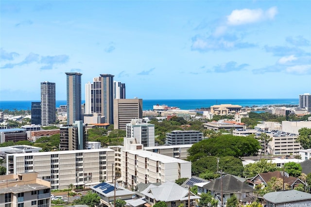 1520 Ward Ave Unit 802, Honolulu, HI 96822 - view of urban area with a large body of water