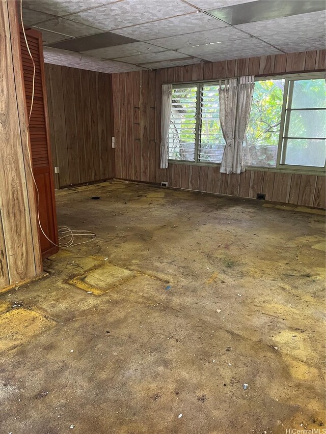 41-24 Hinalea St, Waimanalo, HI 96795 - spare room featuring wooden walls
