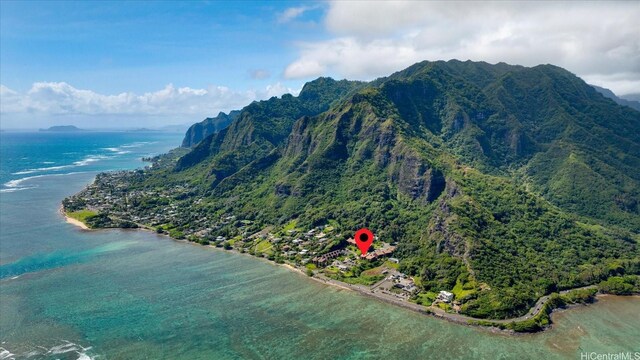 51-636 Kamehameha Hwy Unit 323, Kaaawa, HI 96730 - drone / aerial view of a water and mountain view