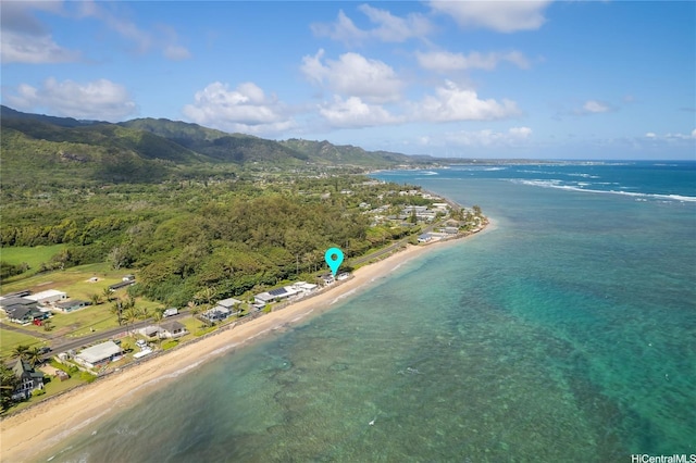 53-797 Kamehameha Hwy, Hauula, HI 96717 - drone / aerial view of a water and mountain view