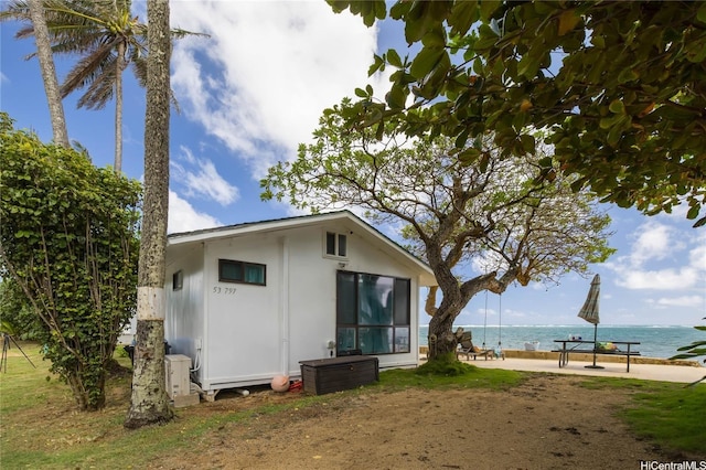 53-797 Kamehameha Hwy, Hauula, HI 96717 - view of property exterior with a water view