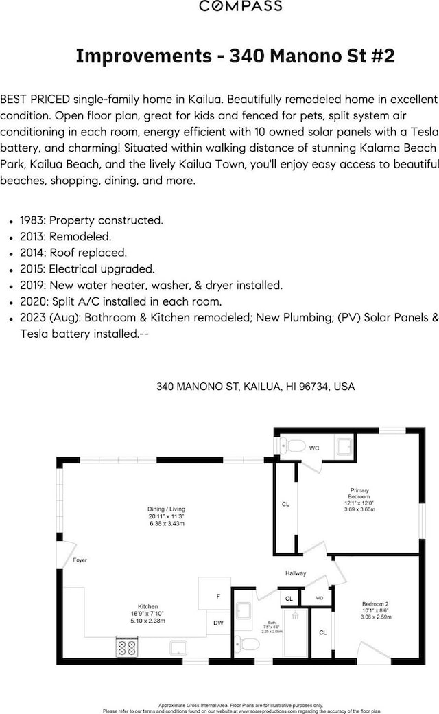 340 Manono St Unit 2, Kailua, HI 96734 - view of miscellaneous document