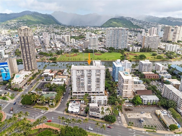 430 Keoniana St Unit 202, Honolulu, HI 96815 - view of urban area featuring a water and mountain view