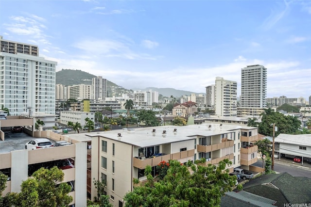 1571 Piikoi St Unit 503, Honolulu, HI 96822 - city view featuring a mountain backdrop
