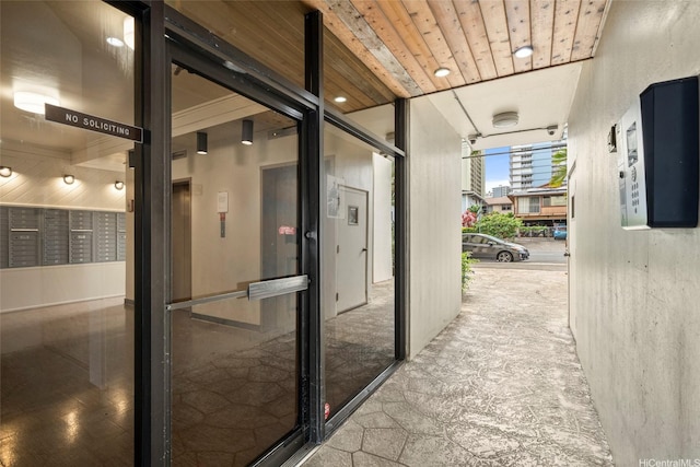 1571 Piikoi St Unit 503, Honolulu, HI 96822 - corridor featuring mail area