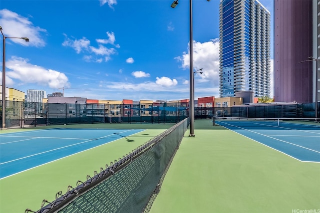 415 S St Unit 4202, Honolulu, HI 96813 - view of tennis court featuring fence and community basketball court