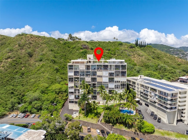 666 Prospect St Unit I506, Honolulu, HI 96813 - aerial view of a forest and apartment complex / building