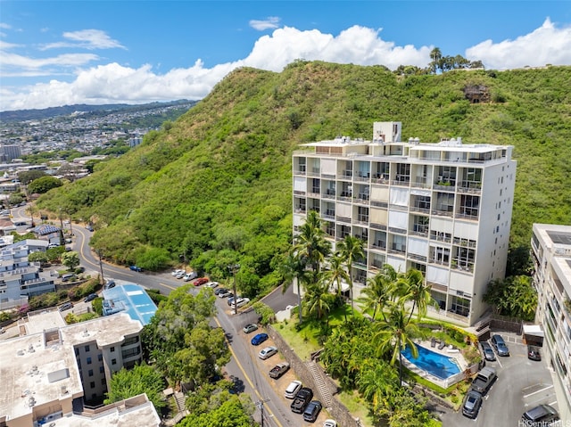 666 Prospect St Unit I506, Honolulu, HI 96813 - aerial view of apartment complex / building and a pool